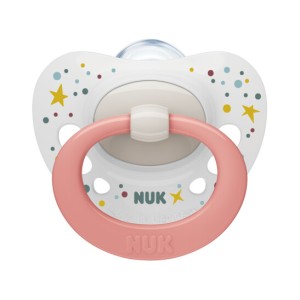 Nuk Πιπίλα Signature Σιλικόνης 0-6m Αστεράκια Nuk Πιπίλα Signature Σιλικόνης 0-6m Αστεράκια