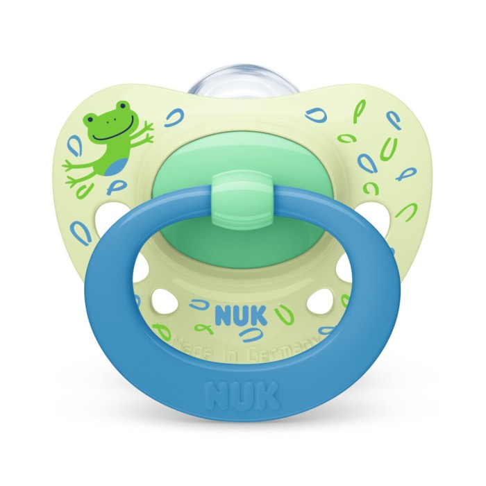 Nuk Πιπίλα Signature Σιλικόνης 6-18m Πράσινο