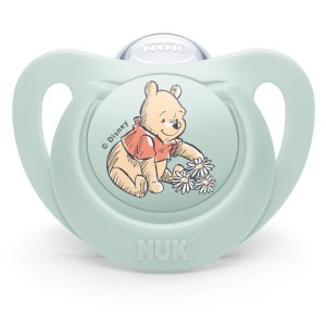Nuk Πιπίλα Σιλικόνης Star Disney Winnie The Pooh 6-18m Nuk Πιπίλα Σιλικόνης Star Disney Winnie The Pooh 6-18m