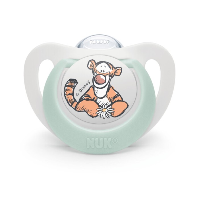 Nuk Πιπίλα Σιλικόνης Star Disney Winnie The Pooh Tiger 6-18m Nuk Πιπίλα Σιλικόνης Star Disney Winnie The Pooh Tiger 6-18m