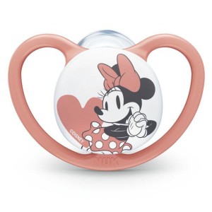 Nuk Πιπίλα Σιλικόνης Space Disney Minnie Ροζ 0-6m Nuk Πιπίλα Σιλικόνης Space Disney Minnie Ροζ 0-6m