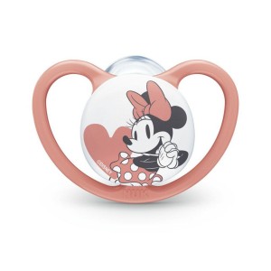 Nuk Πιπίλα Σιλικόνης Space Disney Minnie Ροζ 0-6m Nuk Πιπίλα Σιλικόνης Space Disney Minnie Ροζ 0-6m