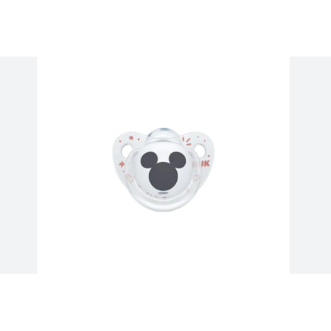 Nuk Πιπίλα Σιλικόνης Trendline Disney Mickey Λευκό 0-6m Nuk Πιπίλα Σιλικόνης Trendline Disney Mickey Λευκό 0-6m