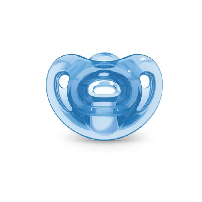 Nuk Sensitive Πιπίλα Σιλικόνης Μπλε 0-6m