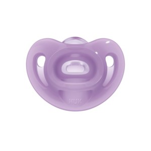 Nuk Sensitive Πιπίλα Σιλικόνης Μωβ 0-6m Nuk Sensitive Πιπίλα Σιλικόνης Μωβ 0-6m