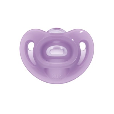 Nuk Sensitive Πιπίλα Σιλικόνης Μωβ 0-6m