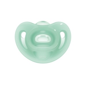 Nuk Sensitive Πιπίλα Σιλικόνης Πράσινο 0-6m Nuk Sensitive Πιπίλα Σιλικόνης Πράσινο 0-6m