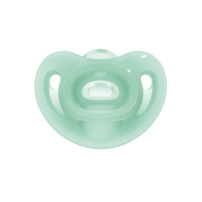 Nuk Sensitive Πιπίλα Σιλικόνης Πράσινο 0-6m