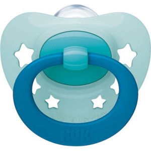 Nuk Signature Πιπίλα Σιλικόνης Αστεράκια 0-6m Nuk Signature Πιπίλα Σιλικόνης Αστεράκια 0-6m