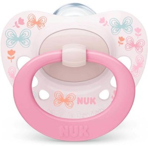 Nuk Signature Πιπίλα Σιλικόνης Πεταλούδες 0-6m Nuk Signature Πιπίλα Σιλικόνης Πεταλούδες 0-6m