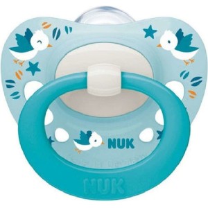 Nuk Signature Πιπίλα Σιλικόνης Πουλάκια 0-6m Nuk Signature Πιπίλα Σιλικόνης Πουλάκια 0-6m