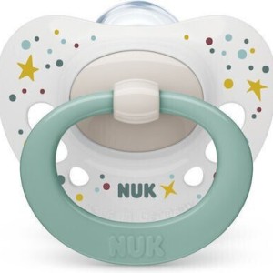 Nuk Signature Πιπίλα Σιλικόνης Αστεράκια 0-6m Nuk Signature Πιπίλα Σιλικόνης Αστεράκια 0-6m