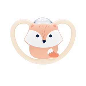 Nuk Space Πιπίλα Σιλικόνης Αλεπού 0-6m Nuk Space Πιπίλα Σιλικόνης Αλεπού 0-6m