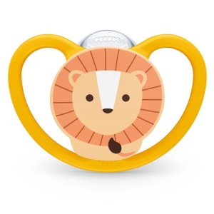 Nuk Space Πιπίλα Σιλικόνης Λιοντάρι 6-18m Nuk Space Πιπίλα Σιλικόνης Λιοντάρι 6-18m