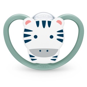 Nuk Space Πιπίλα Σιλικόνης Zebra 6-18m