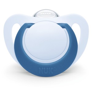 Nuk Star Πιπίλα Σιλικόνης 6-18m Μπλε Nuk Star Πιπίλα Σιλικόνης 6-18m Μπλε