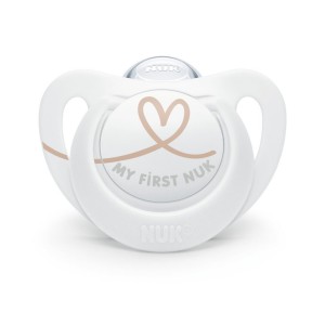 Nuk Star Πιπίλα Σιλικόνης 0-6m Λευκό Nuk Star Πιπίλα Σιλικόνης 0-6m Λευκό
