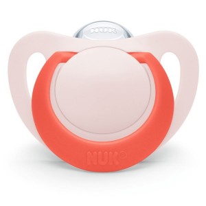 Nuk Star Πιπίλα Σιλικόνης 6-18m Ροζ Nuk Star Πιπίλα Σιλικόνης 6-18m Ροζ
