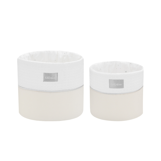 Kikka Boo Βρεφικά Καλάθια Καλλυντικών Dream Big Μπεζ 2τμχ