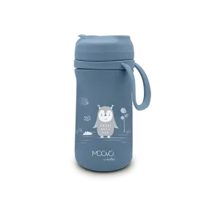 Nuvita Παιδικό Θερμός Από Ανοξείδωτο Ατσάλι Kiddie Kit 4440 Powder Blue 350ml