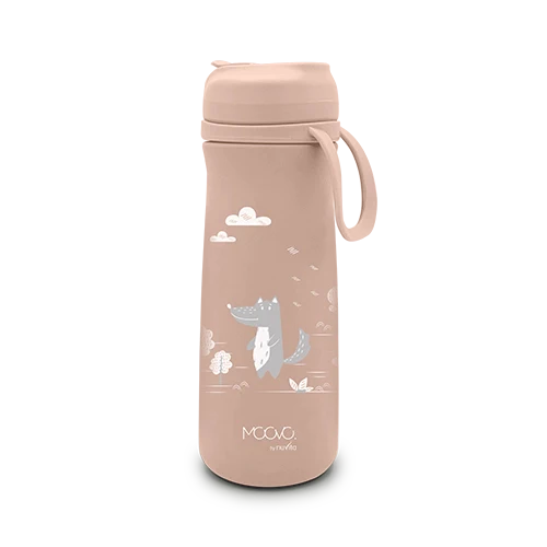 Nuvita Παιδικό Θερμός Από Ανοξείδωτο Ατσάλι Kiddie Kit 4441 English Rose 500ml