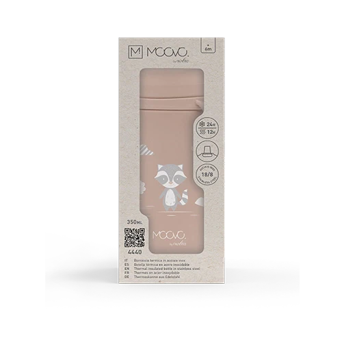 Nuvita Παιδικό Θερμός Από Ανοξείδωτο Ατσάλι Kiddie Kit 4440 English Rose 350ml