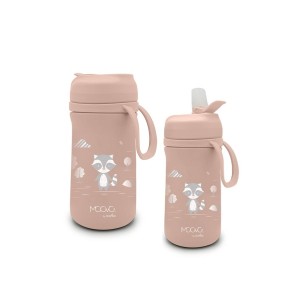 Nuvita Παιδικό Θερμός Από Ανοξείδωτο Ατσάλι Kiddie Kit 4440 English Rose 350ml