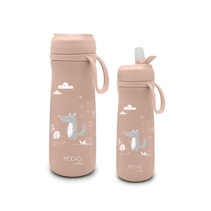 Nuvita Παιδικό Θερμός Από Ανοξείδωτο Ατσάλι Kiddie Kit 4441 English Rose 500ml