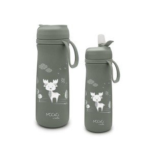 Nuvita Παιδικό Θερμός Από Ανοξείδωτο Ατσάλι Kiddie Kit 4441 Sage Green 500ml