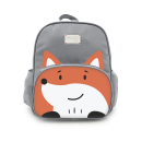 Nuvita Σχολική Τσάντα Πλάτης 25x20x9cm Γκρι Αλεπού KiddieKit 8740