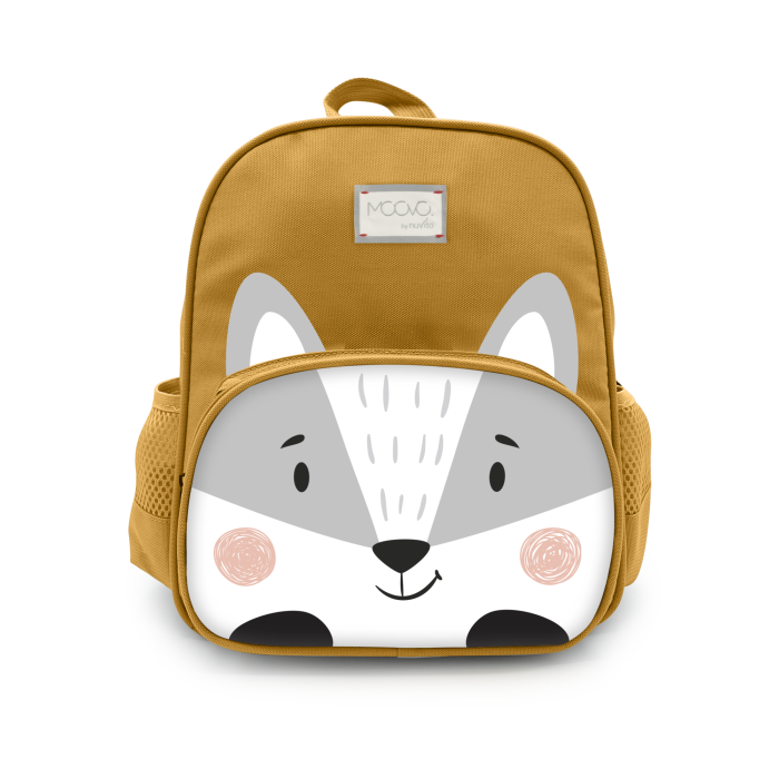 Nuvita Σχολική Τσάντα Πλάτης 25x20x9cm Ώχρα Γάτα Kiddie Kit 8740