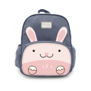 Nuvita Σχολική Τσάντα Πλάτης 30x25x12cm Ανθρακί Κουνέλι KiddieKit 8741