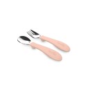 Nuvita Σετ Μαχαιροπήρουνα Με Λαβή Σιλικόνης English Rose  KiddieKit 8472