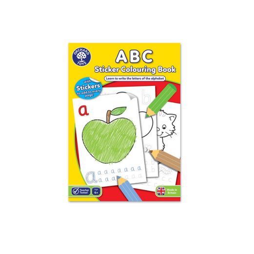 Orchard Toys ABC Βιβλίο Ζωγραφικής Με Αυτοκόλλητα