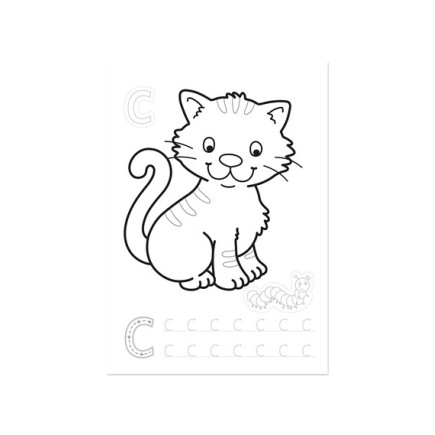 Orchard Toys ABC Βιβλίο Ζωγραφικής Με Αυτοκόλλητα