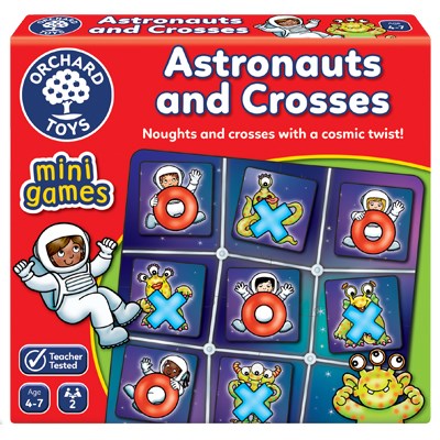 Orchard Toys "Διαστημική τρίλιζα" Mini Game Astronauts and Crosses