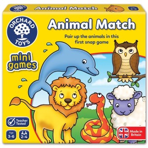 Orchard Toys Επιτραπέζιο Παιχνίδι Animal Match Mini Game