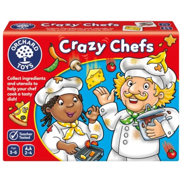 Orchard Toys Επιτραπέζιο Παιχνίδι Crazy Chefs Orchard Toys Επιτραπέζιο Παιχνίδι Crazy Chefs