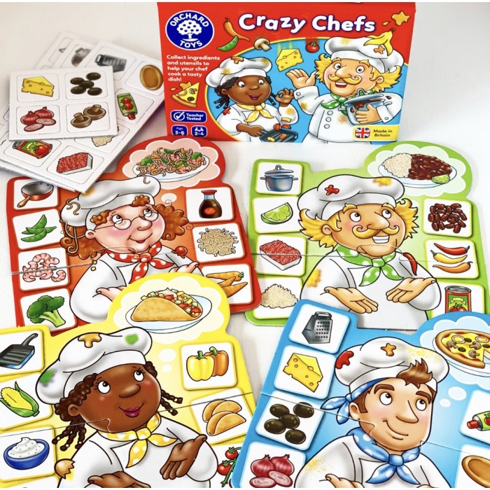 Orchard Toys Επιτραπέζιο Παιχνίδι Crazy Chefs Orchard Toys Επιτραπέζιο Παιχνίδι Crazy Chefs