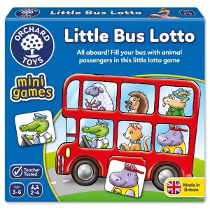 Orchard Toys Επιτραπέζιο Παιχνίδι Little Bus Lotto Mini Game