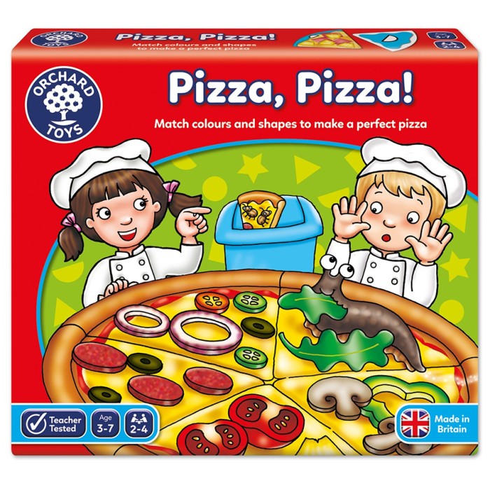 Orchard Toys Επιτραπέζιο Παιχνίδι Pizza, Pizza Game