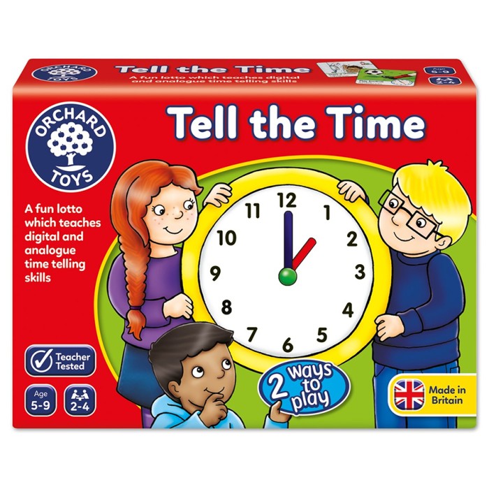 Orchard Toys Επιτραπέζιο Παιχνίδι Tell the Time Orchard Toys Επιτραπέζιο Παιχνίδι Tell the Time