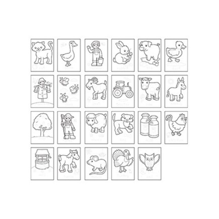 Orchard Toys Farmyard Βιβλίο Ζωγραφικής Με Αυτοκόλλητα Orchard Toys Farmyard Βιβλίο Ζωγραφικής Με Αυτοκόλλητα