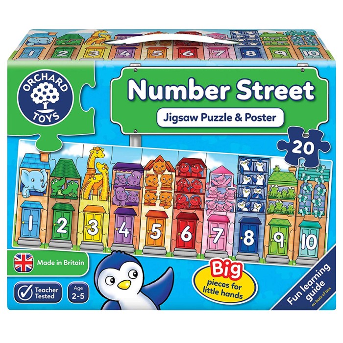 Orchard Toys Number Street Jigsaw Puzzle Orchard Toys Number Street Jigsaw Puzzle