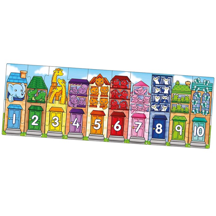 Orchard Toys Number Street Jigsaw Puzzle Orchard Toys Number Street Jigsaw Puzzle