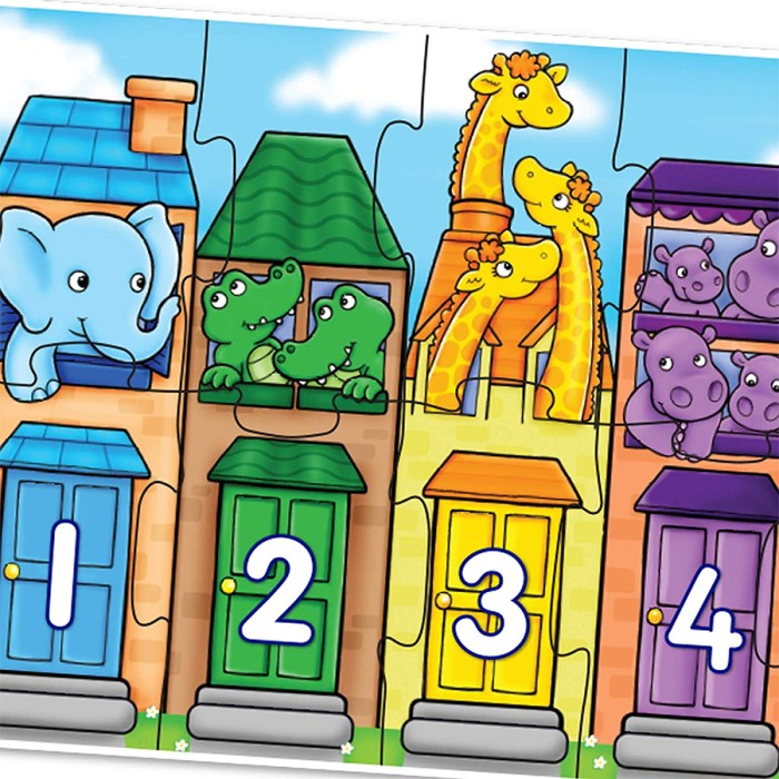 Orchard Toys Number Street Jigsaw Puzzle Orchard Toys Number Street Jigsaw Puzzle