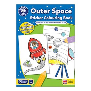 Orchard Toys Outer Space Βιβλίο Ζωγραφικής  Με Αυτοκόλλητα