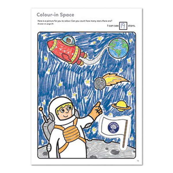Orchard Toys Outer Space Βιβλίο Ζωγραφικής Με Αυτοκόλλητα Orchard Toys Outer Space Βιβλίο Ζωγραφικής Με Αυτοκόλλητα