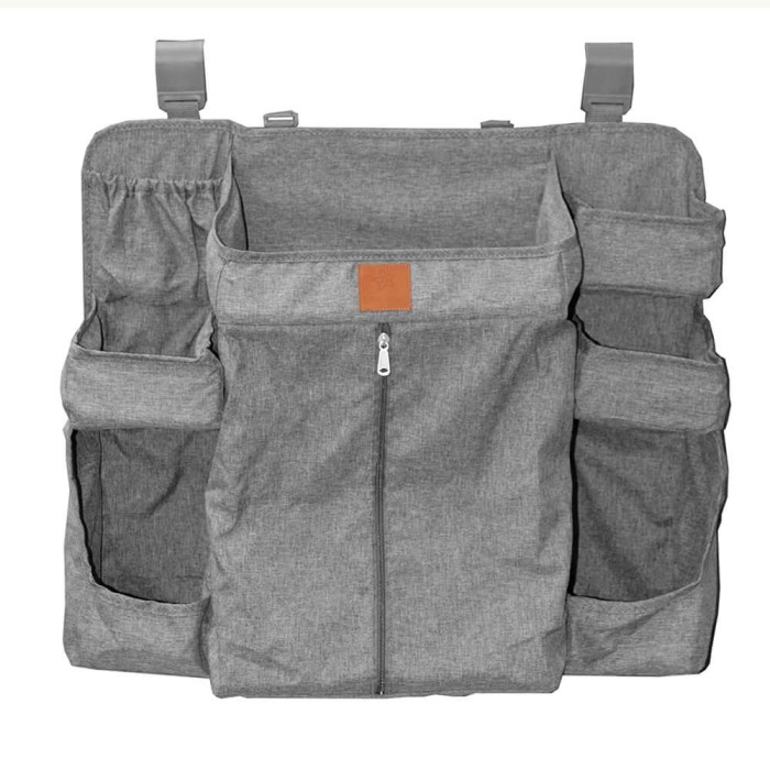 Οργανωτής Παρκοκρέβατου - Κρεβατιού Grey Bebe Stars