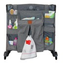 Οργανωτής Παρκοκρέβατου - Κρεβατιού Grey Bebe Stars